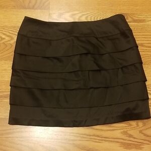 Twenty One Black Tiered Mini Skirt